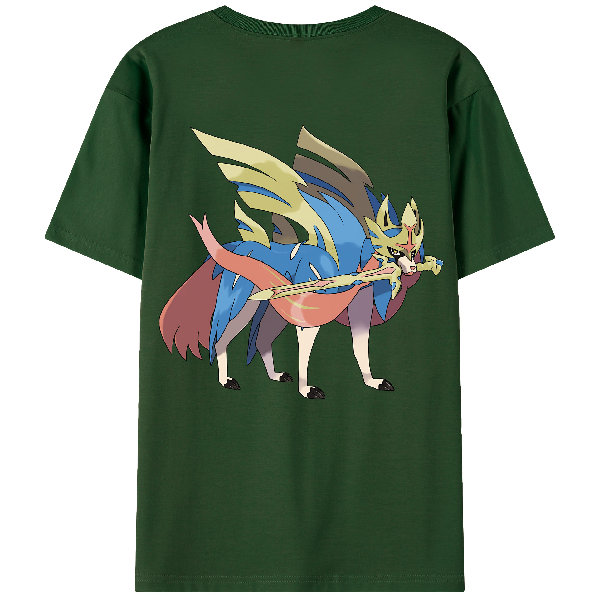 （画像用） ポケットモンスター Pokémon 綿100％半袖Tシャツ（背面プリント）
